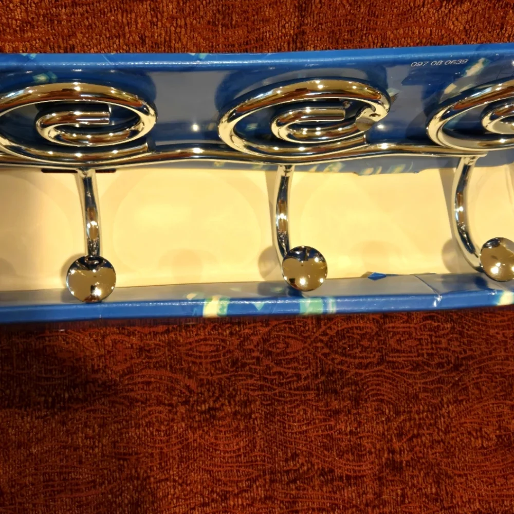 Silver Swirl Wall Hooks
